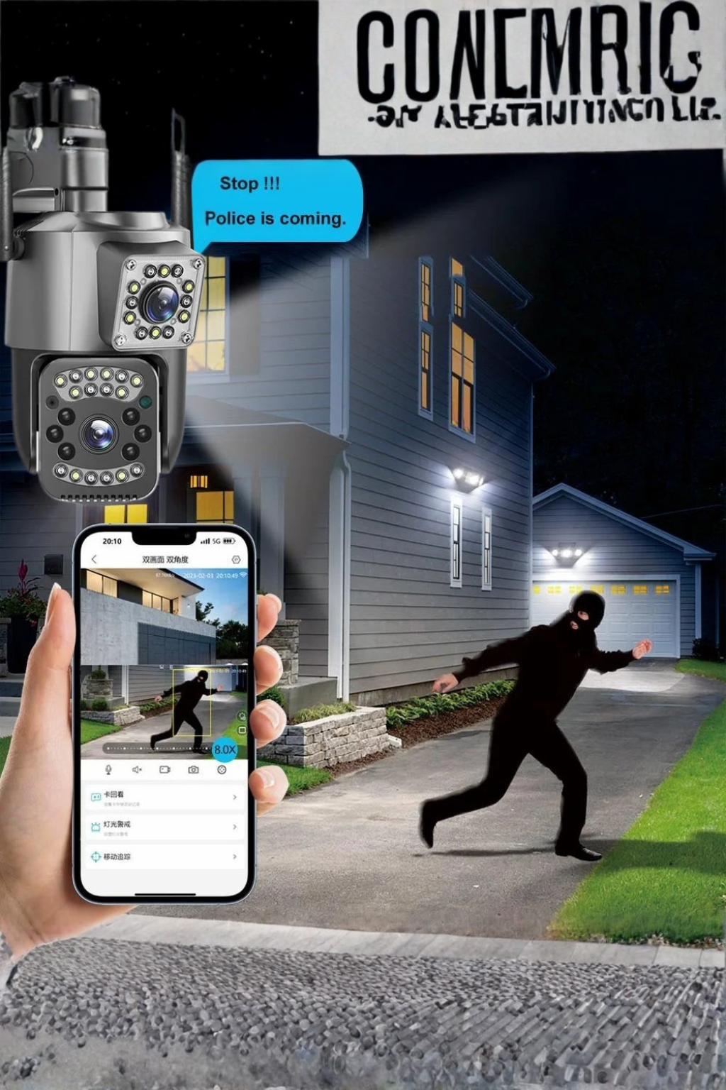 Militar Guard: Cámara de Seguridad - 2 en 1 + Regalo 🎁 + Envío Gratis 🚚