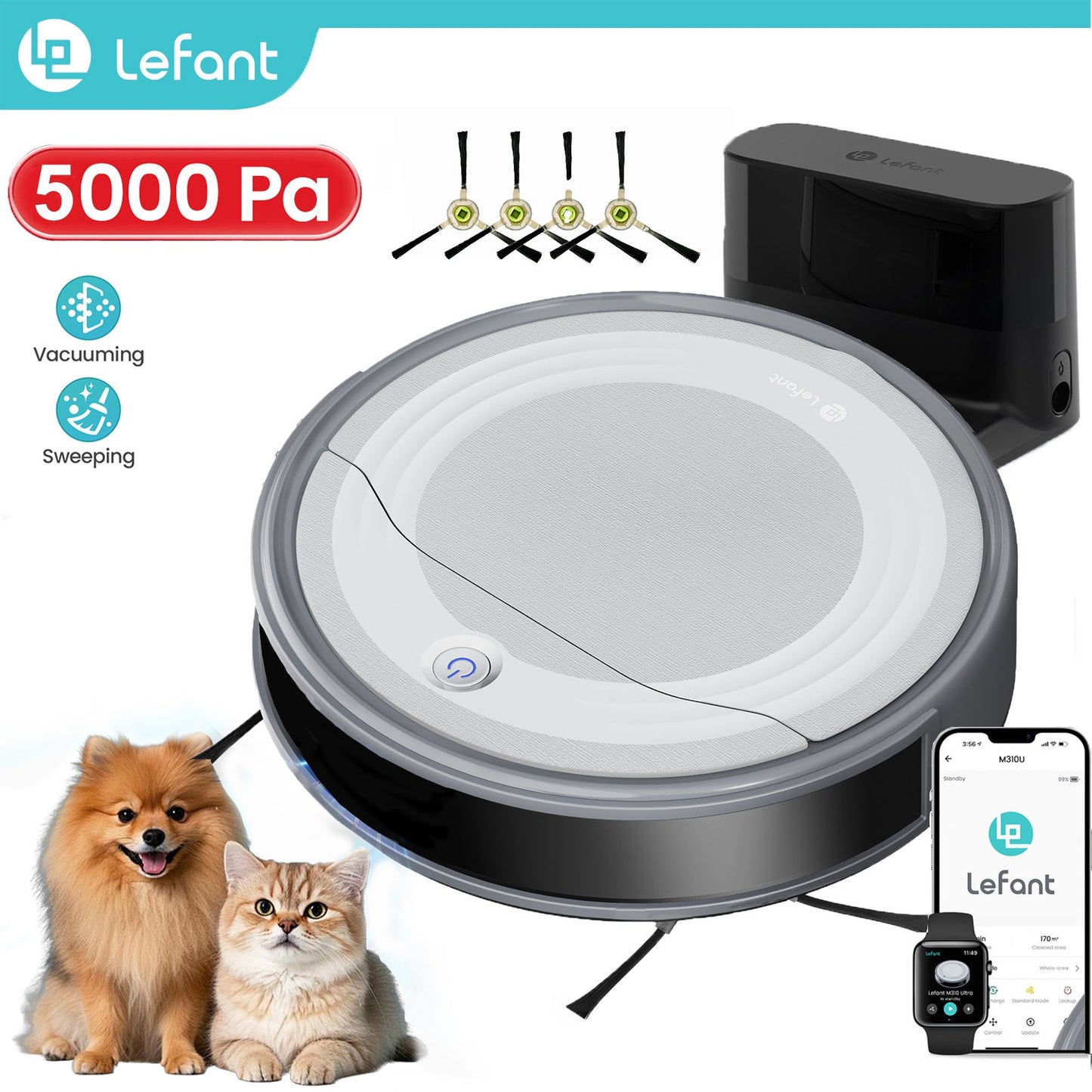 Robot Aspirador y Fregador — Él limpia, tú vives 🤖 + Envio Gratis