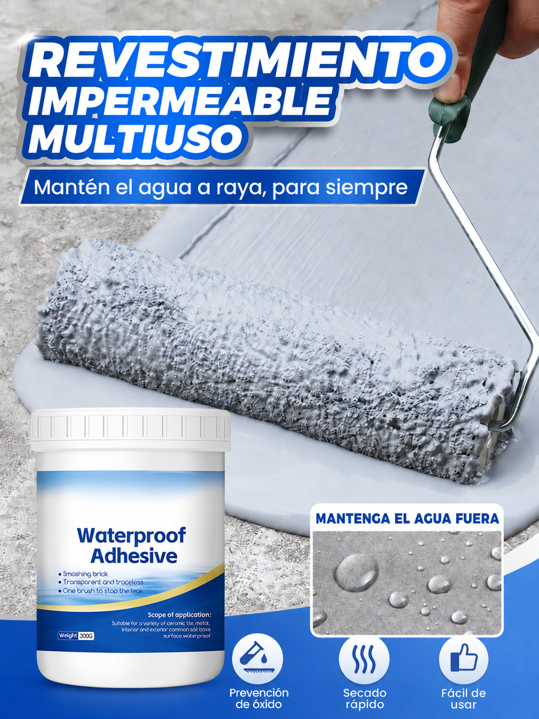 Revestimiento de Poliuretano Multiusos Impermeable
