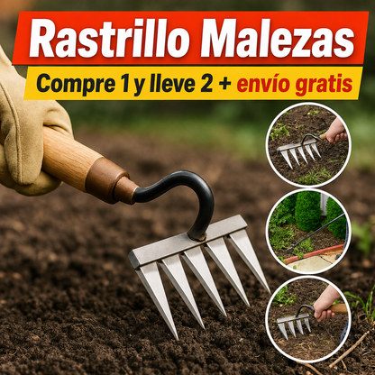 🔥COMPRE 1 Y LLÉVESE 2🔥Rastrillo Malezas + envio gratis