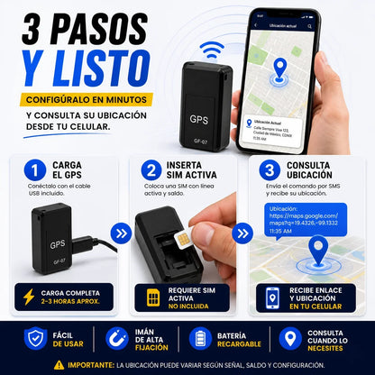 Gps Rastreador Magnético | Ubica Todo Sin Rastro + envio gratis + regalo