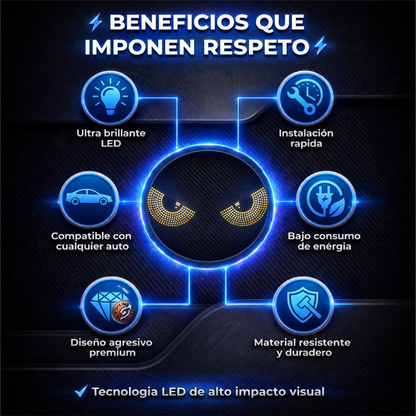 NightBeast | Ojos LED Para Autos Legendarios + envio gratis + regalo