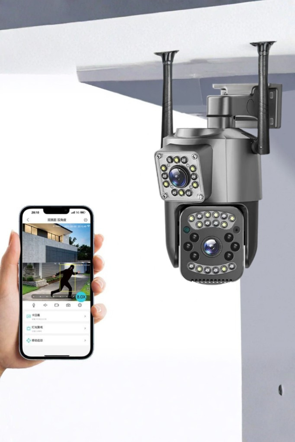 Militar Guard: Cámara de Seguridad - 2 en 1 + Regalo 🎁 + Envío Gratis 🚚