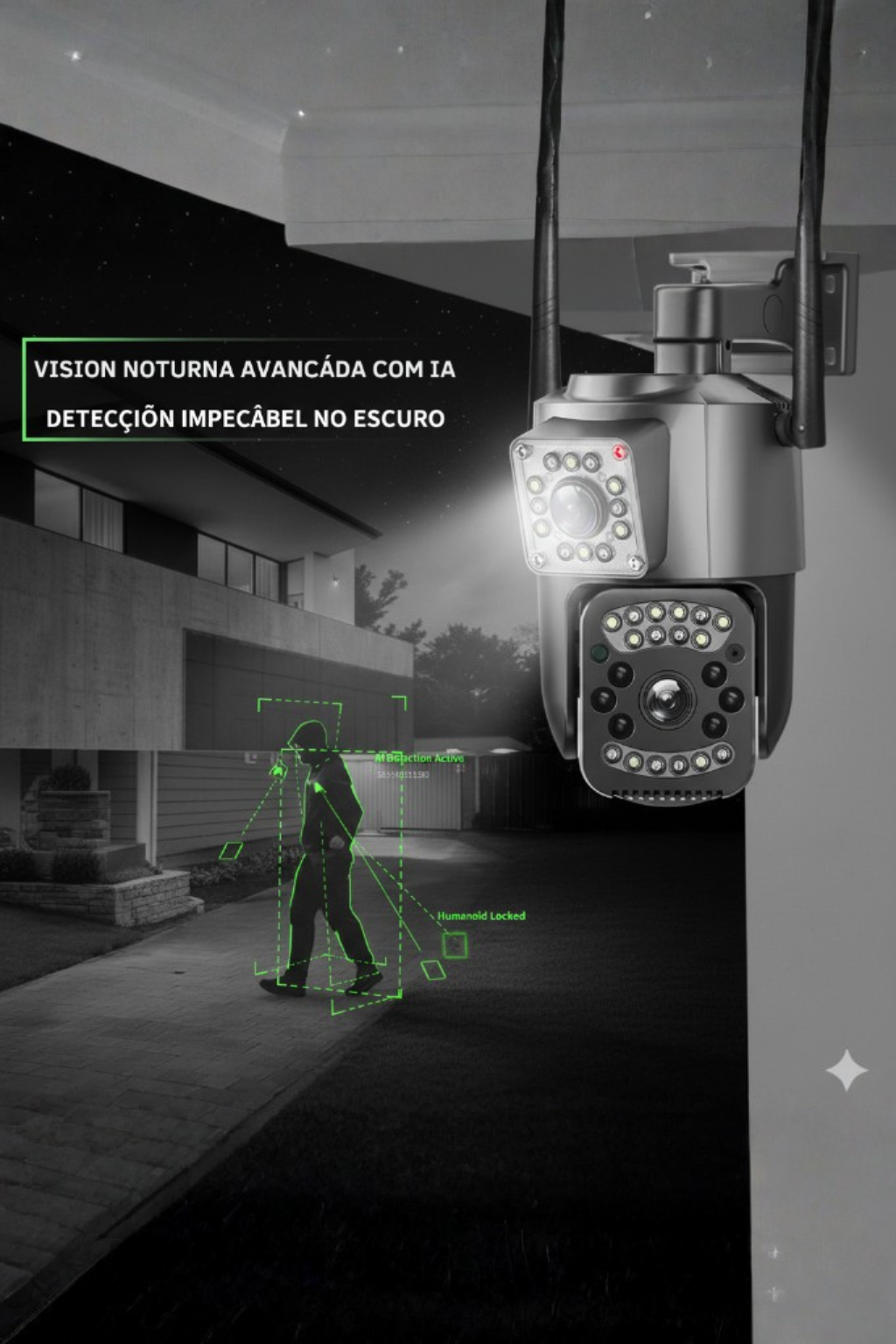 Militar Guard: Cámara de Seguridad - 2 en 1 + Regalo 🎁 + Envío Gratis 🚚