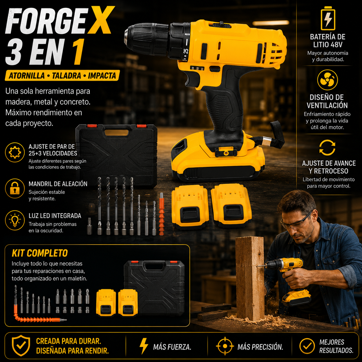 ForgeX™ | Potencia Profesional en tus Manos + envio gratis + regalo