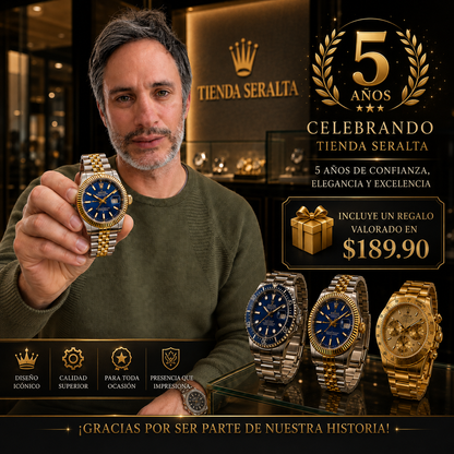 Luxury Time Set: 3 Relojes Premium + Envío Gratis + Regalo - 50%