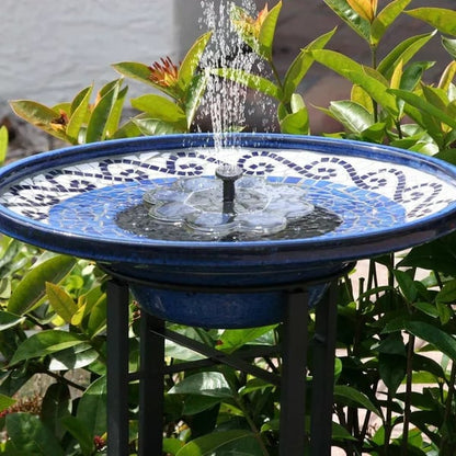 🔥COMPRE 1 Y LLÉVESE 2🔥 Bomba de fuente solar compacta para aves – ¡Mantén tu jardín vivo! 🐦️